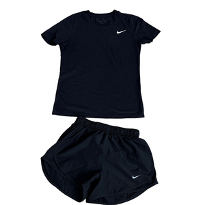 Black Nike Dri-Fit Shorts & T-Shirt  - Size XS